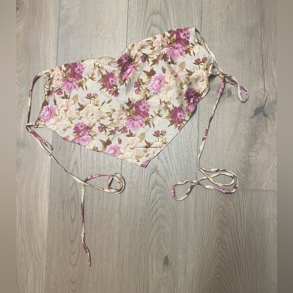 Adjustable cropped top